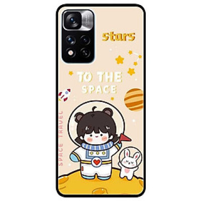 Ốp lưng dành cho Xiaomi Redmi Note 11 Pro ( Bản Nội Địa ) mẫu Cô Gái Vũ Trụ