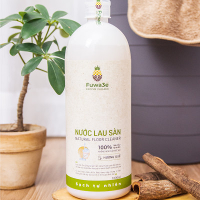 Nước lau sàn quế Fuwa3e hữu cơ đuổi muỗi diệt khuẩn đậm đặc 1L