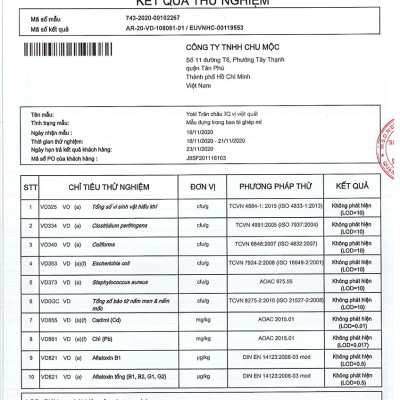 Trân châu 3Q vị việt quất Yoki