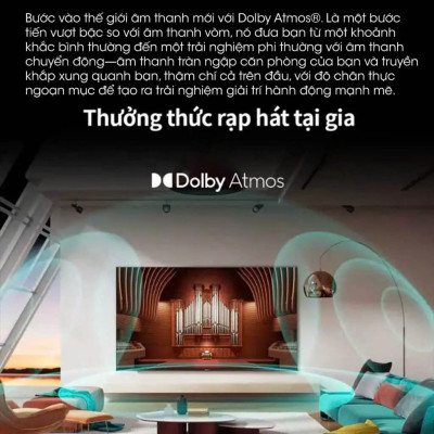 Google Tivi Hisense QLED Hisense 55 inch 55Q6N Google Assistant Có Tiếng Việt, Bảo Hành 3 Năm - Hàng Chính Hãng