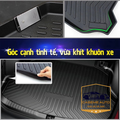 Lót Cốp Nhựa Xe Toyota Yaris Cross 2024, Bản Xăng, Khay Lót Cốp Nhựa Chống Nước, Nhựa Dẻo TPO Bền Bỉ - Hàng Nhập Khẩu