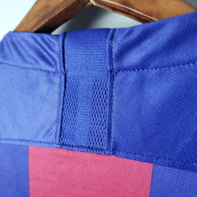 Áo Bóng Đá Retro Barcelona 2019 - Sân Nhà bản cao cấp vải Cotton Polyester