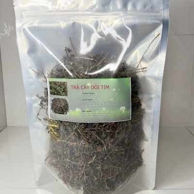 Cây dòi thân tím (Cây thuốc dòi - Cây bọ mắm - Cây dòi tím) - Sản phẩm khô làm trà - Gói 500gr