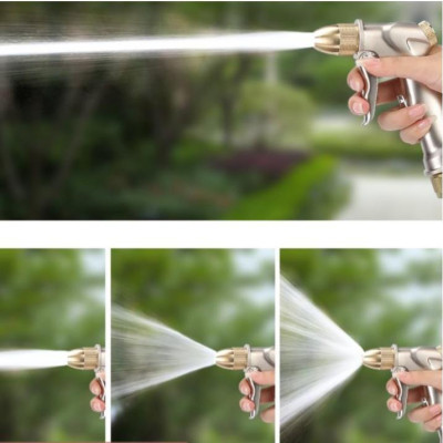  Bộ dây vòi xịt nước rửa xe, tưới cây . tăng áp 3 lần, loại 7m, 10m 206701-1 đầu đồng, cút, + tặng khăn phượt