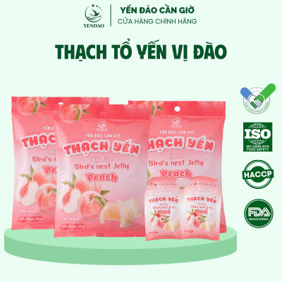 Yến Đảo - Thạch Tổ Yến Vị Đào Hương Vị Trái Cây Tươi Ngon, Dinh Dưỡng Cho Cả Gia Đình