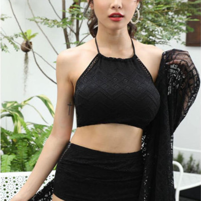 Bộ đồ bơi đồ tắm nữ 2 mảnh bikini quyến rũ kèm khăn choàng