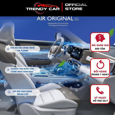 Bộ khuếch tán nước hoa xe hơi Air Original Pro công nghệ Plasma tạo Ion âm cho không khí