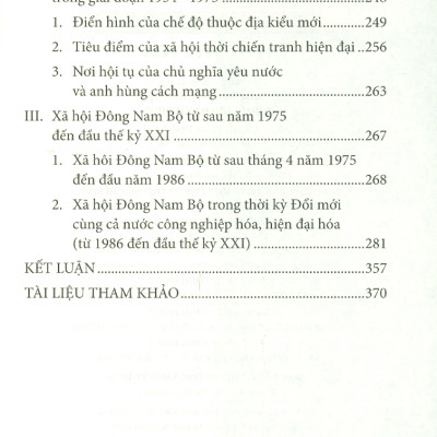 Xã Hội Đông Nam Bộ Từ Khởi Thủy Đến Đầu Thế Kỷ XXI