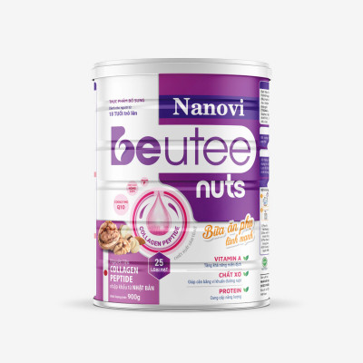 Sữa hạt Nanovi Beutee Nuts – kết hợp 25 loại hạt hộp 900g