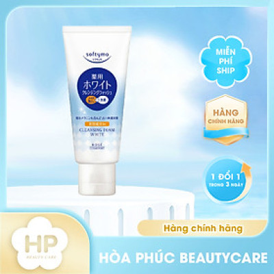 Sữa Rửa Mặt Tẩy Trang Dưỡng Trắng Da Kosé Softymo Cleansing Foam White (Tuýp 60 G)
