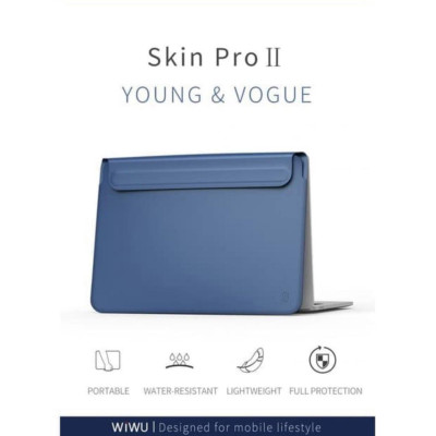 Bao Da Wiwu Skin Pro II Dành Cho Macbook Pro Chất Liệu Vải Sợi Nhỏ Chất Lượng Cao - Hàng Chính Hãng 