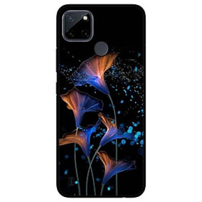 Ốp lưng dành cho Realme C21Y - C25Y mẫu Hoa Đêm Cam