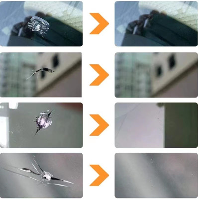 Kính vỡ lại lành, Keo dán kính ô tô phục hồi vết nứt rạn như mới mà khồng cần thay thế