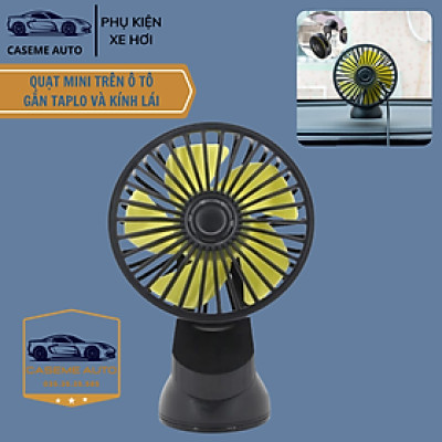Quạt máy đơn mini gắn taplo và kính xe ô tô F403. Công suất 5W - Hàng Nhập Khẩu