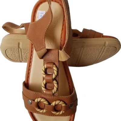 Giày Sandal Nữ BIGGBEN Da Bò Thật SDN0399