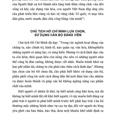 Hồ Chí Minh Gương Sáng Cho Muôn Đời: Tư Tưởng Hồ Chí Minh Về Công Tác Cán Bộ 