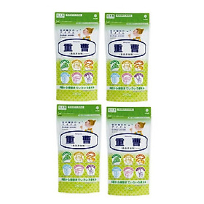 Combo Túi bột Baking Soda tẩy rửa vết bẩn đa năng 240g Kokubo - Nội địa Nhật Bản - Combo 4