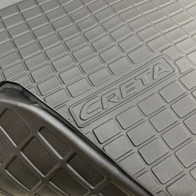 Lót cốp nhựa xe Hyundai Creta 2022 2023 - Mẫu có tai- Hàng không mùi, chống nước