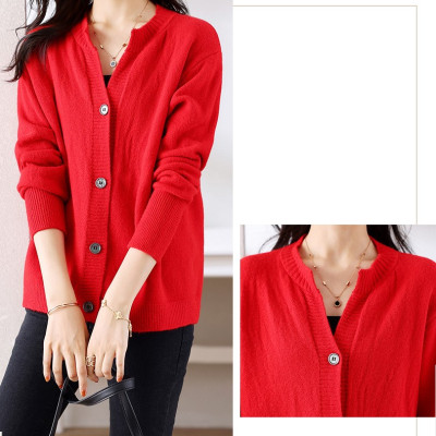 Áo khoác cadigan nữ cổ tròn dài tay dáng ngắn style hàn quốc Haint Boutique AK12