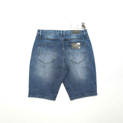 Quần Short Jeans Nam Cao Cấp HUNTER X-RAYS Form Slimfit Thun Màu Xanh S68