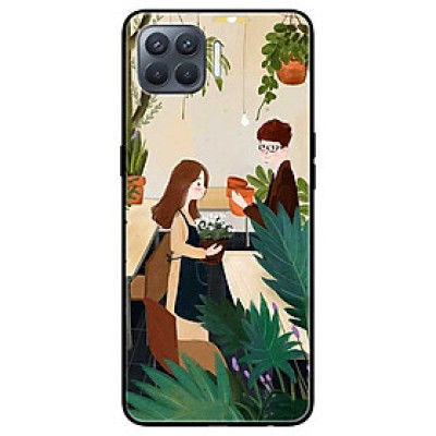 Ốp lưng dành cho Oppo A93 - F17 Pro mẫu Cặp Đôi Bán Hoa