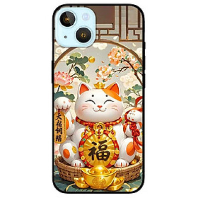 Ốp lưng cho IPhone 12 - 12 Pro - 12 Pro Max - 13 Mini - 13 - 13 Pro - 13 Pro Max - Mèo Thần Thài Trắng Đẹp - Hàng Chính Hãng