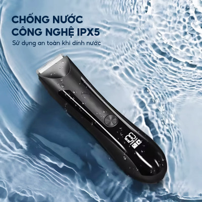 Máy cạo râu, tông đơ mini Lebenlang LBL3022 công suất 5W, Pin 600mAh, IPX5, bảo hành 2 năm - hàng chính hãng