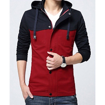 ÁO KHOÁC KAKI NAM CÓ NÓN PHỐI MÀU