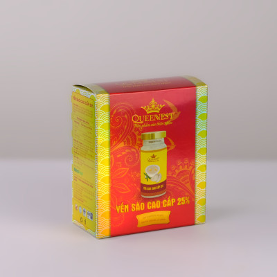 Yến sào cao cấp Queennest 25% - hũ150ml (hộp 2 hũ), vị truyền thống - hàng chính hãng