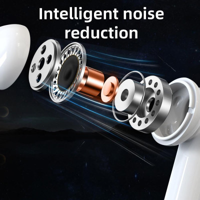 CINCATDY Tai Nghe Bluetooth Earbuds Gaming Headset True Wireless Headphone Air6 plus - Hàng Chính Hãng