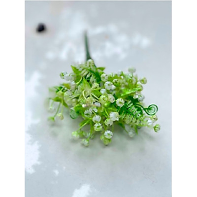 Cụm điểm bi, dài 20cm.Dùng để cắm lọ để bàn, trang trí tường cây giả. Decor nhà cửa, văn phòng