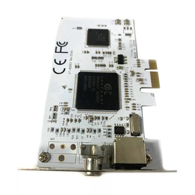 SOAIY Card Chuyển Đổi PCI-E PCI Express To SVHS AV S-Video (Trắng) - Hàng Nhập Khẩu