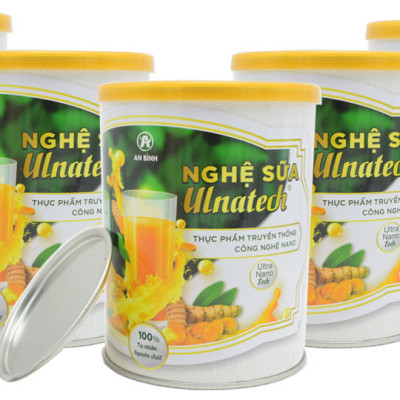 Combo 2 lon Nghệ Sữa Ulnatech (mỗi lon 500gr) - Sản phẩm mang lại dinh dưỡng và sức khỏe