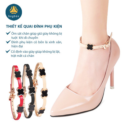 Quai giày chống tuột gót có phụ kiện, chất liệu da PU êm chân, dùng khi mang giày cao gót, không gây đau chân - BuyBox - BBPK343