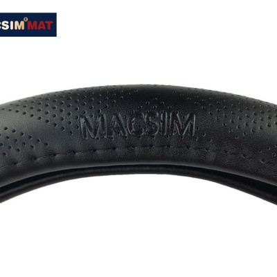 Bọc vô lăng cao cấp Macsim mã L632 chất liệu da thật- Khâu tay thủ công