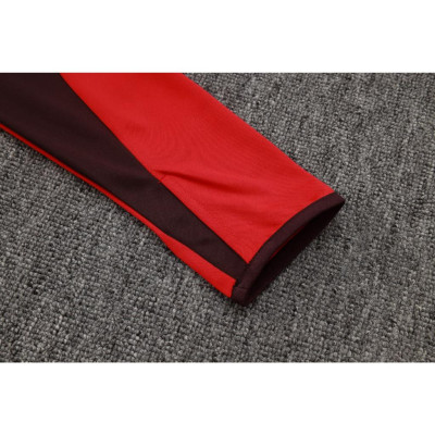 Bộ Quần Áo Thể Thao Nỉ Bayern Munich - Trắng Đỏ bản nhập Trung cao cấp