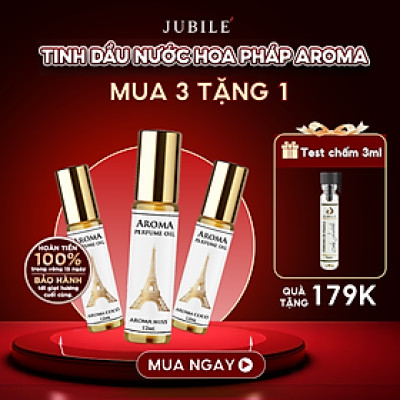 Aroma Aqua M -Tinh Dầu Nước Hoa Pháp Dạng Lăn 12ml