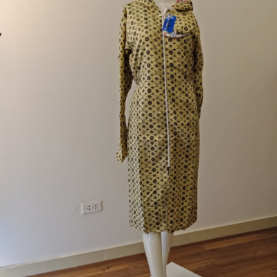 Áo chống nắng nữ, Áo chống nắng dài, Áo chống nắng toàn thân 2 lớp vải thô, họa tiết Hottrend 2019 - Nikendo (Giao màu ngẫu nhiên)