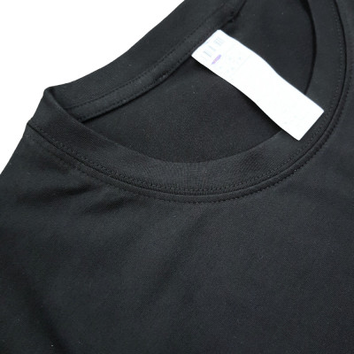 Áo thun nam nữ 80% Cotton Black01