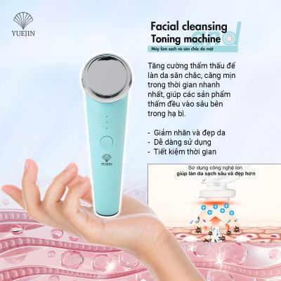 Máy đẩy tinh chất massage nâng cơ mặt bằng sóng siêu âm, máy điện di tinh chất bằng ánh sáng sinh học