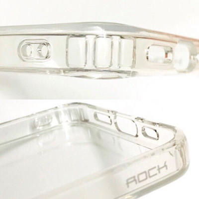 Ốp lưng cho iPhone 12 (6.1) và 12 Pro (6.1) hiệu Rock Pure Hybrid Glass Pc Tpu trong suốt (Không ố màu) - Hàng nhập khẩu