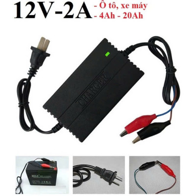 Sạc Ắc Quy Xe Máy 12V – Tự Ngắt Khi Đầy, Kéo Dài Tuổi Thọ Bình, ĐÈN ỐP TRẦN