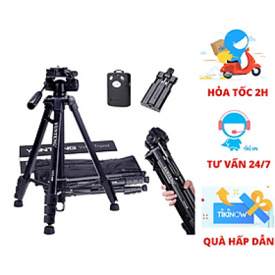 Chân Máy Ảnh Tripod Yunteng VCT - 668 - Hàng Nhập Khẩu