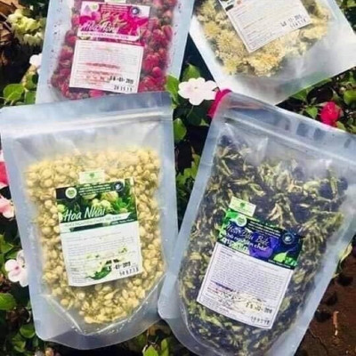 Hoa nhài khô nguyên chất MẸ KEN 50gr tặng kèm miếng lót ly - TRÀ HOA NHÀI