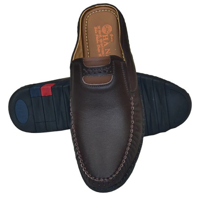 Dép Bít Mũi Nam HA NAM Da Bò Thật Cao Cấp GSB2074