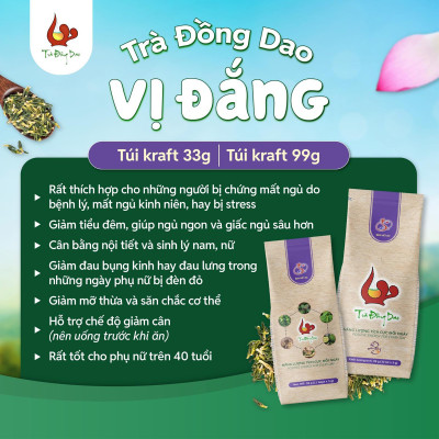 trà đau bụng kinh, giảm đau bụng và đau lưng hiệu quả không cần dùng thuốc,từ 100% thảo mộc thiên nhiên quý hiếm an toàn, túi gồm 33 gói