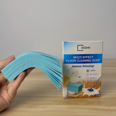 Giấy Lau Nhà Hòa Tan Thay Thế Nước Lau Sàn HOMI Mã HS01 Với Công Nghệ Nhật Bản Hương Thơm Dịu Nhẹ, Sạch Bóng Sàn Nhà Chỉ Với Một Miếng Giấy [Combo 02 Túi]