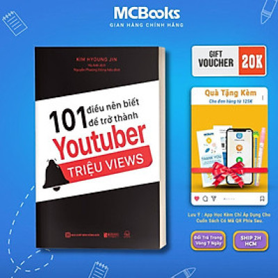 Sách - 101 Điều Nên Biết Để Trở Thành Youtuber Triệu Views