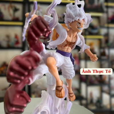 Mô Hình Luffy Gear 5 Bản 3 Đấm 17cm Mô hình One Piece Cao Cấp, Figure Mô Hình Anmie One Piece Luffy Vua Hải Tặc