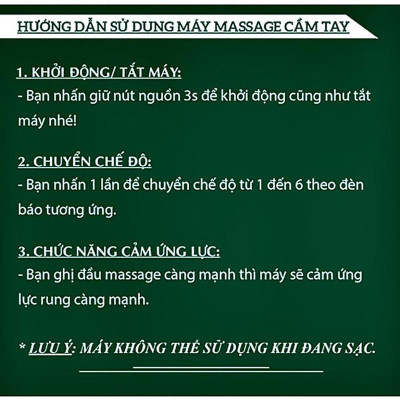 Máy Mát Xa Massage Mini Đa Năng Cầm Tay 6 Chế Độ Tặng Kèm 4 Đầu Massage Toàn Thân  - Giao Màu Ngẫu Nhiên